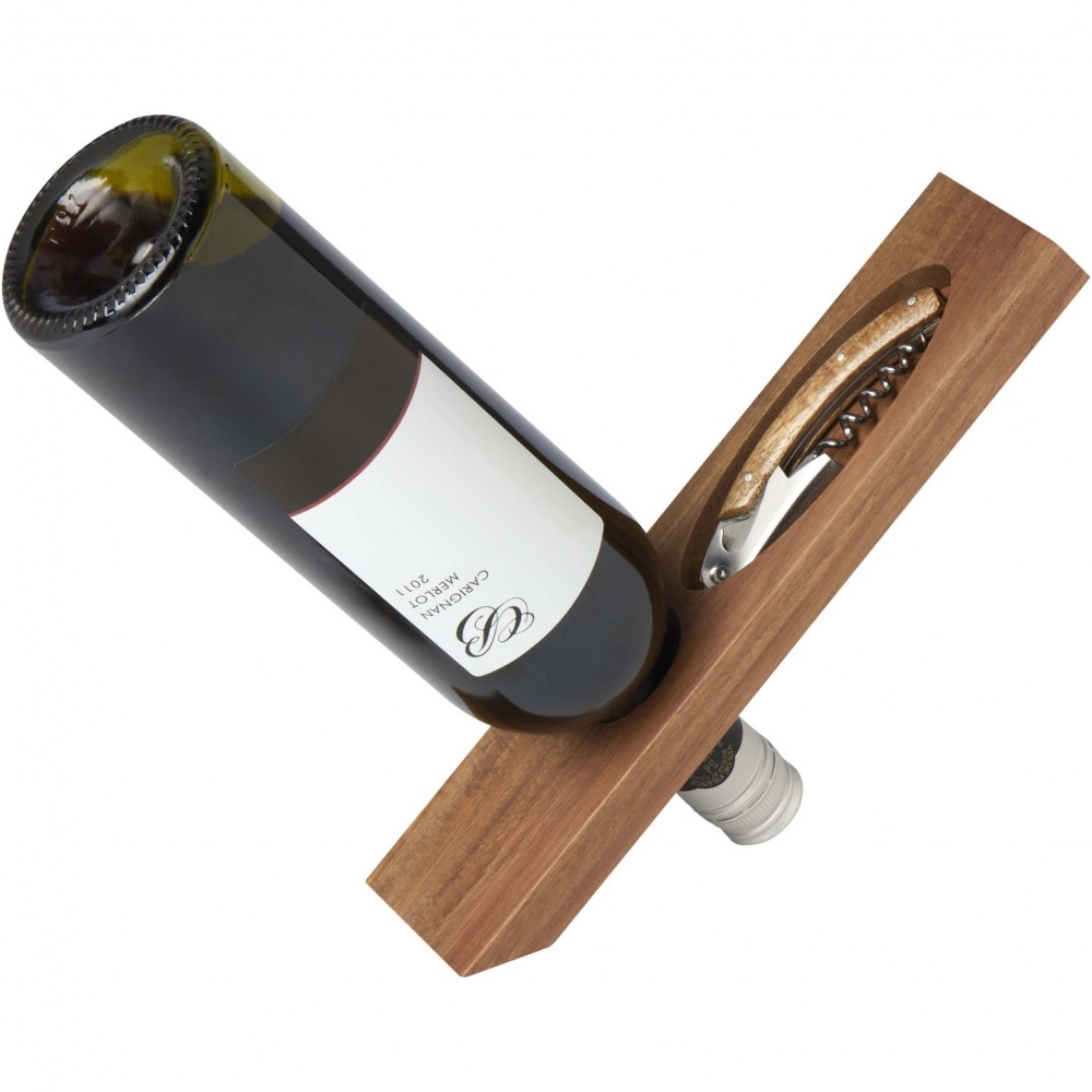 Logo trade promotional items image of: Vino wine holder set 