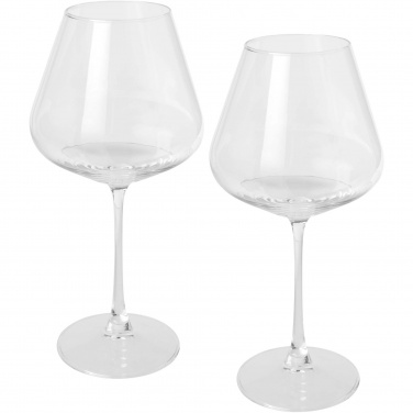 Logo trade corporate gifts picture of: Rosso 2-piece wine glass set 