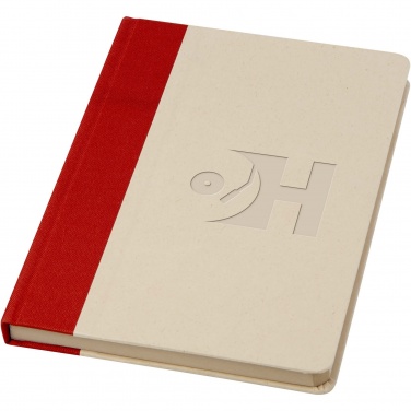 Logo trade promotional gifts image of: Liliana A5 sugar cane plastic hard cover notebook