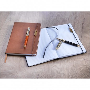 Logo trade promotional gift photo of: Legato A5 notebook and rollerball pen set 