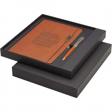 Logotrade promotional gift picture of: Legato A5 notebook and rollerball pen set 