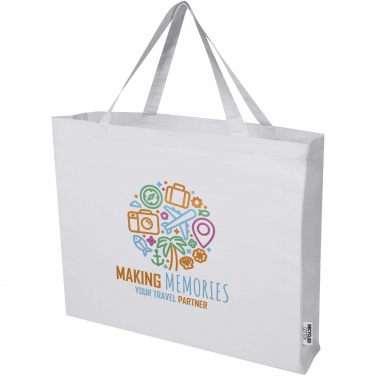 Logotrade promotional merchandise image of: Odessa 220 g/m² GRS recycled cotton large tote bag