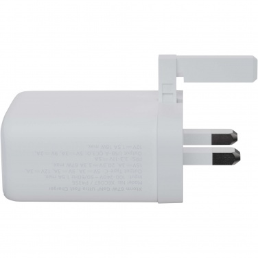 Logo trade advertising products picture of: Xtorm XEC067G GaN² Ultra 67W wall charger - UK plug