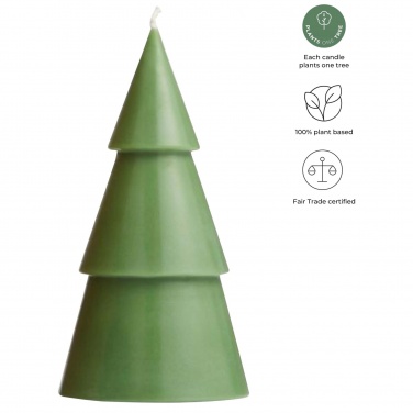 Logo trade promotional merchandise picture of: Originalhome Xmas tree candle - L
