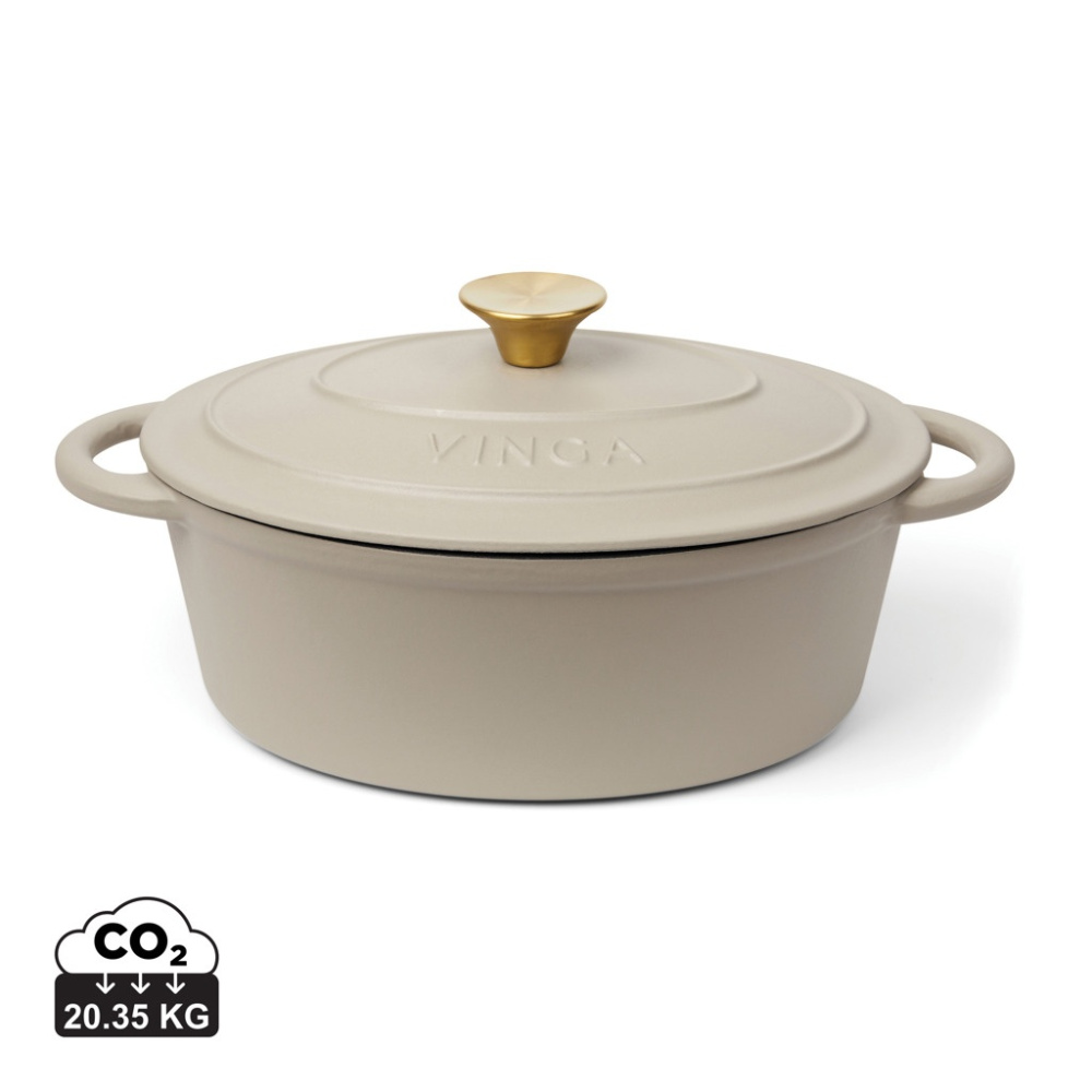 Logotrade promotional product picture of: VINGA Monte enameled cast iron pot 3.5L