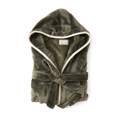 Logotrade promotional gift image of: VINGA Louis luxury plush GRS RPET robe size S-M