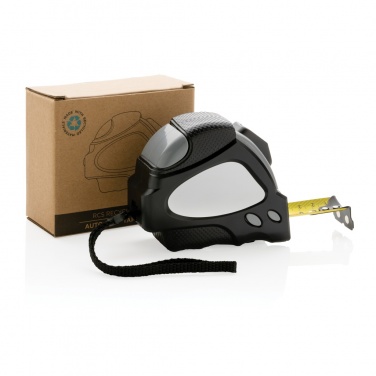 Logo trade promotional gift photo of: RCS recycled plastic Auto stop tape 8M/25mm