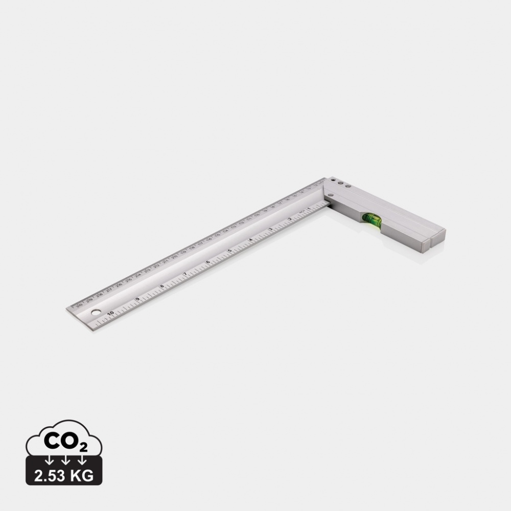 Logotrade promotional item picture of: Ruler with level