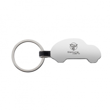 Logo trade promotional products picture of: RCS recycled zinc alloy car keyring