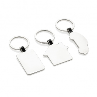 Logo trade promotional item photo of: RCS recycled zinc alloy car keyring