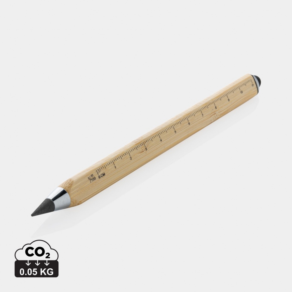 Logotrade promotional gift image of: Eon bamboo infinity multitasking pen
