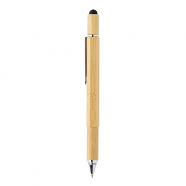 Logotrade promotional giveaway image of: Bamboo 5-in-1 toolpen