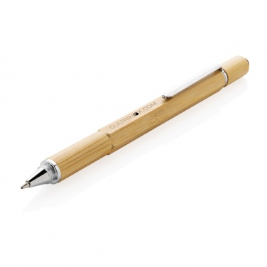Logotrade corporate gift image of: Bamboo 5-in-1 toolpen