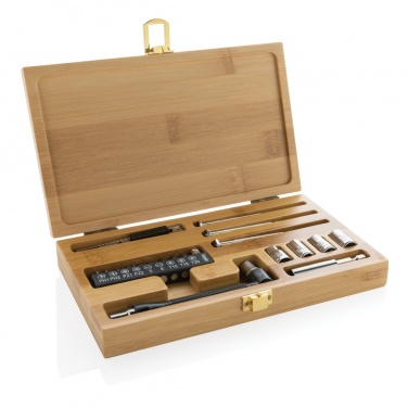 Logo trade promotional items picture of: Carvine 21 pcs bamboo tool set