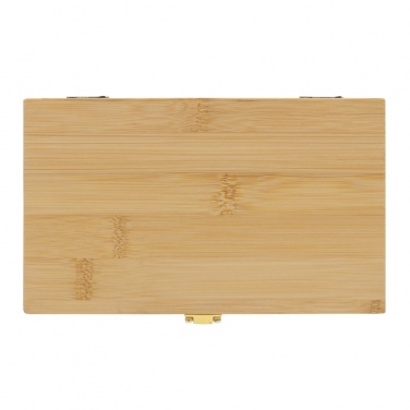 Logo trade corporate gifts image of: Carvine 21 pcs bamboo tool set