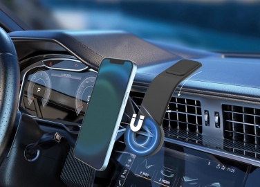 Logotrade promotional product picture of: DriveGrip RCS recycled plastic universal magnetic car holder