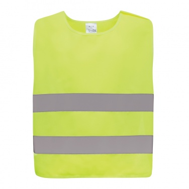 Logo trade promotional product photo of: GRS recycled PET high-visibility safety vest 7-12 years