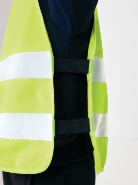 Logo trade corporate gift photo of: GRS recycled PET high-visibility safety vest 7-12 years
