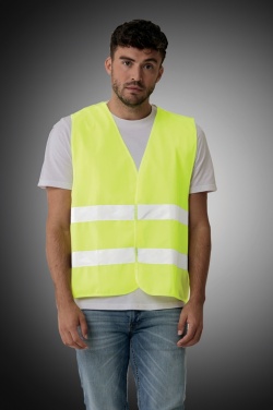 Logo trade advertising products image of: GRS recycled PET high-visibility safety vest