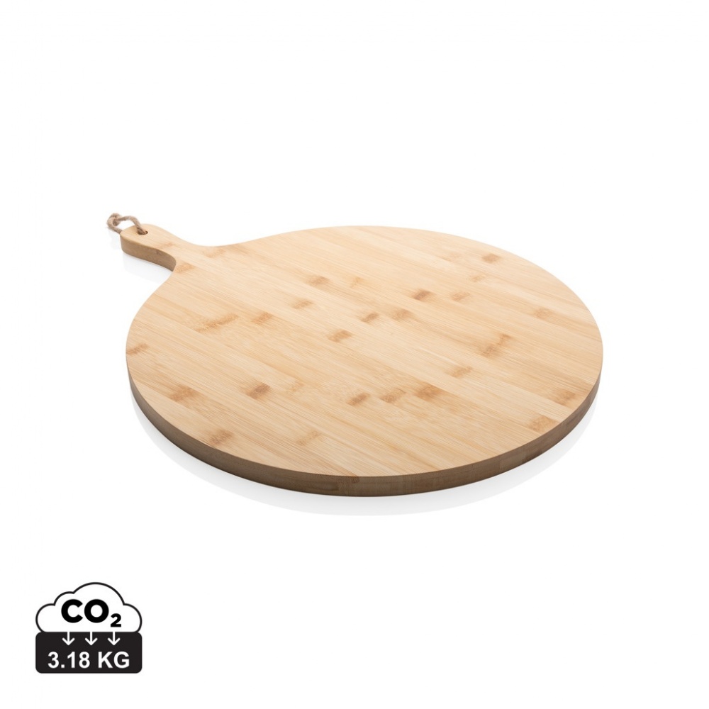 Logo trade promotional gift photo of: Ukiyo bamboo round serving board