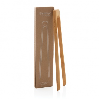 Logotrade promotional merchandise photo of: Ukiyo bamboo serving tongs