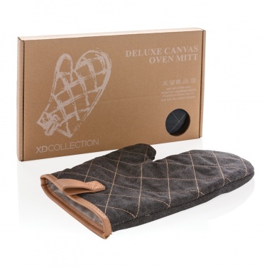 Logotrade promotional merchandise picture of: Deluxe canvas oven mitt