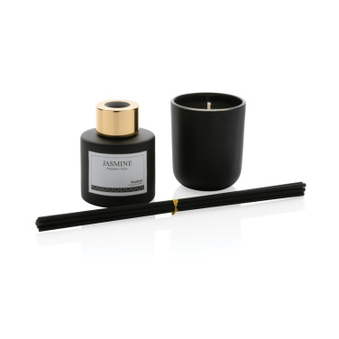 Logo trade promotional item photo of: Ukiyo candle and fragrance sticks gift set