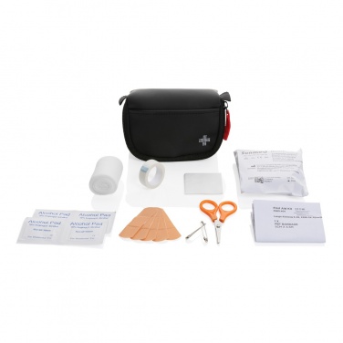 Logotrade advertising product image of: RCS recycled nubuck PU pouch first aid set mailable