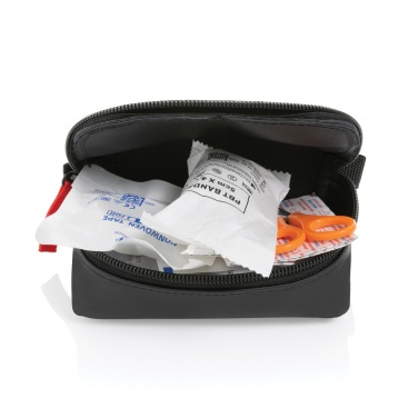 Logotrade advertising product picture of: RCS recycled nubuck PU pouch first aid set mailable