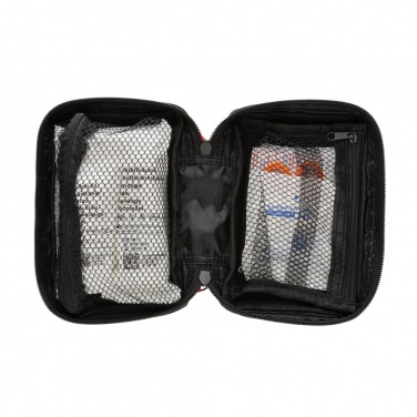 Logotrade promotional giveaway image of: RCS recycled nubuck PU pouch  first aid set