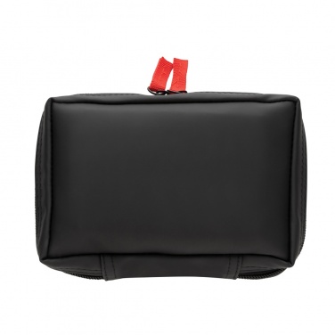 Logo trade promotional giveaway photo of: RCS recycled nubuck PU pouch  first aid set