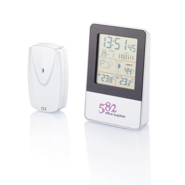 Logo trade corporate gifts image of: Indoor/outdoor weather station