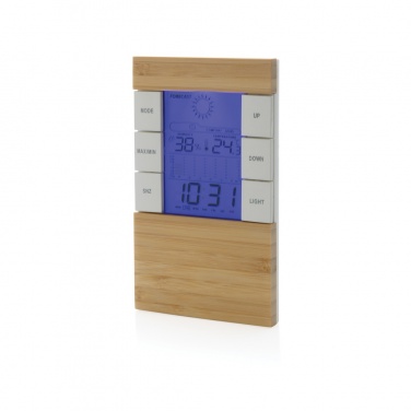 Logotrade corporate gift picture of: Utah RCS rplastic and bamboo weather station