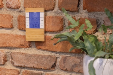 Logo trade promotional giveaway photo of: Utah RCS rplastic and bamboo weather station