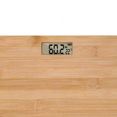 Logo trade promotional products picture of: Grundig Bamboo Digital Body Scale