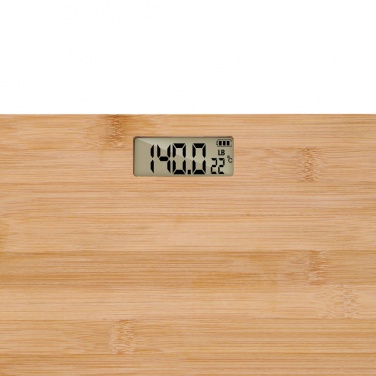Logotrade promotional gift picture of: Grundig Bamboo Digital Body Scale