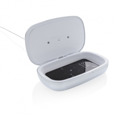 Logotrade promotional item image of: Rena UV-C steriliser box with 5W wireless charger