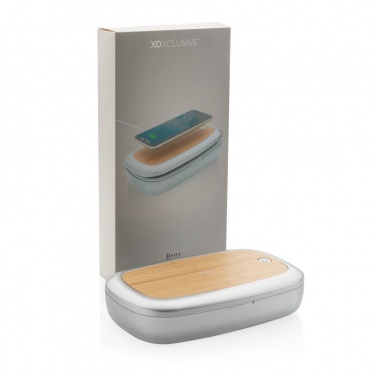 Logo trade promotional merchandise image of: Rena UV-C steriliser box with 5W wireless charger