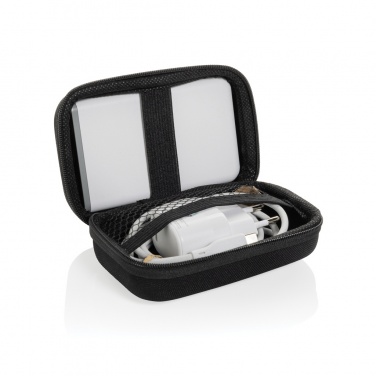 Logo trade corporate gifts picture of: Surge RCS recyled PET 20W type C 3 pcs charging set