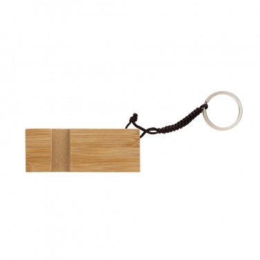 Logotrade business gift image of: Standkey bamboo keychain phone stand