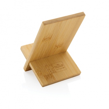 Logotrade promotional gift image of: Bamboo phone stand in kraft box
