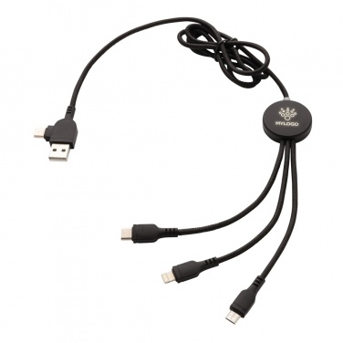 Logotrade corporate gift picture of: Light up logo 6-in-1 cable