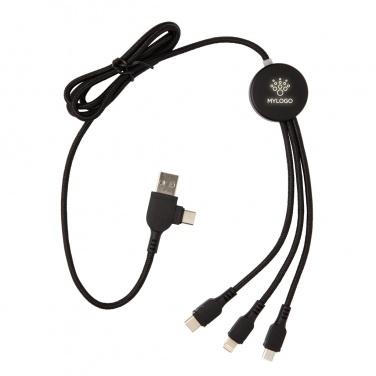 Logotrade business gift image of: Light up logo 6-in-1 cable