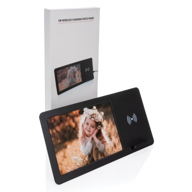 Logotrade promotional merchandise photo of: 5W Wireless charger and photo frame