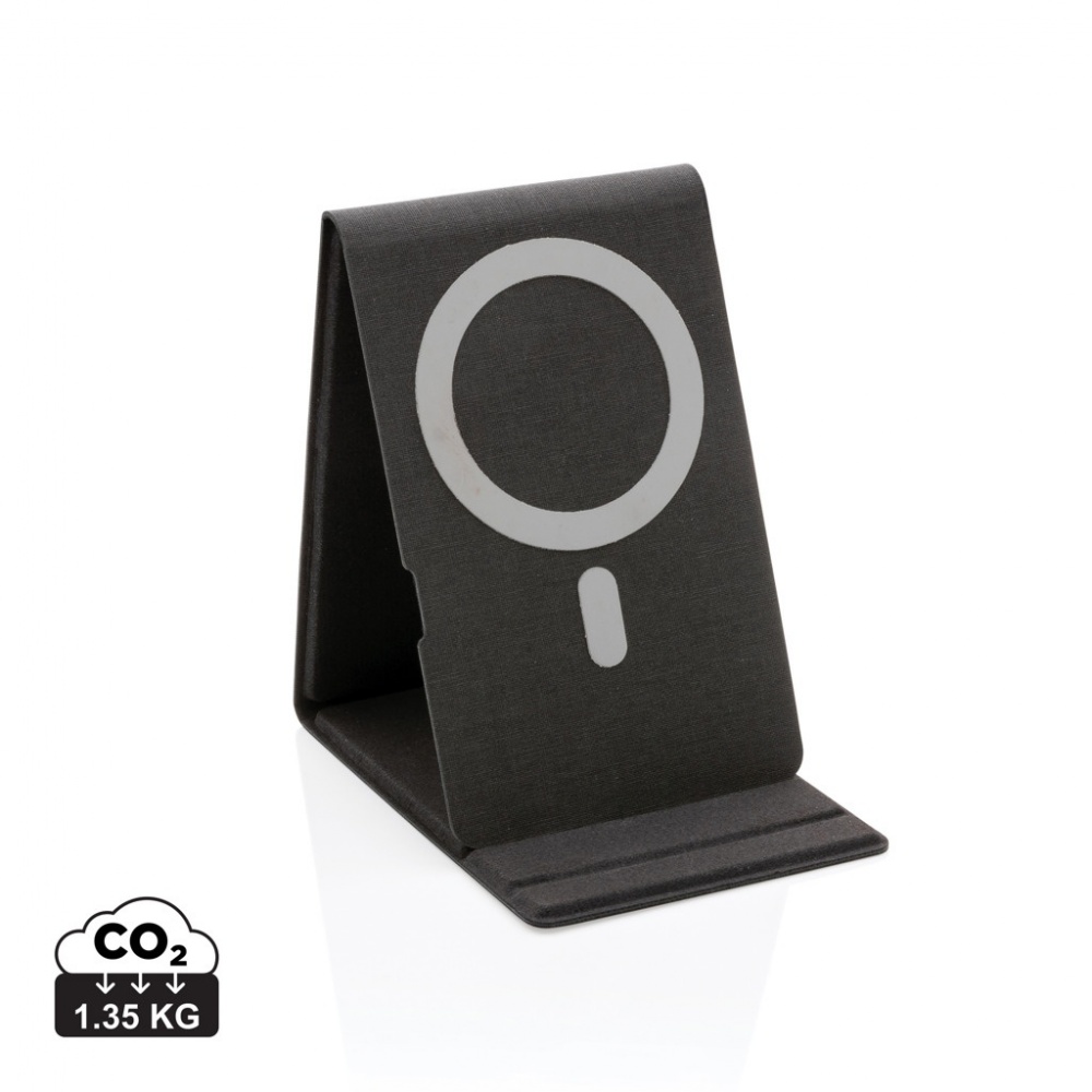 Logo trade promotional merchandise picture of: Artic Magnetic 10W wireless charging phone stand