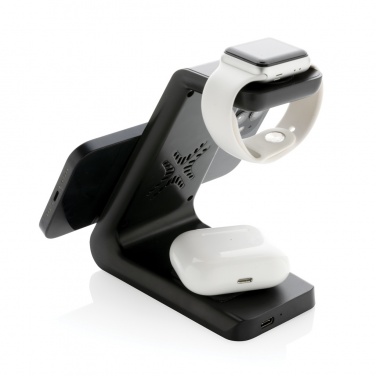 Logo trade promotional merchandise image of: Urban Vitamin Fairfield 3 in1 RCS rplastic charger