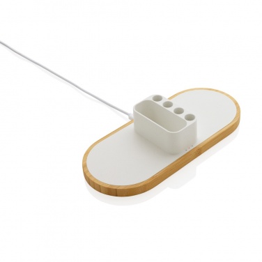 Logo trade promotional gift photo of: Ontario RCS rplastic 10W dual wireless