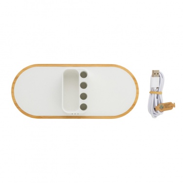 Logotrade advertising product image of: Ontario RCS rplastic 10W dual wireless