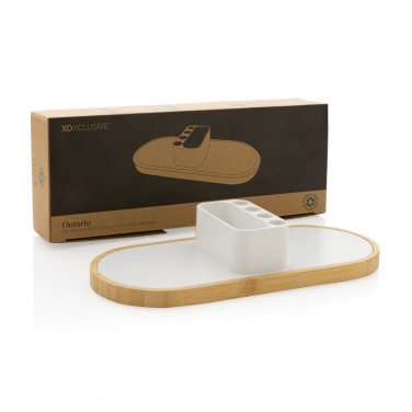 Logotrade advertising products photo of: Ontario RCS rplastic 10W dual wireless