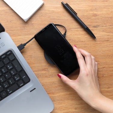 Logo trade advertising product photo of: 5W wireless charging pad round